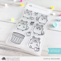 Playful Raccoons - Clear Stamps - Mama Elephant