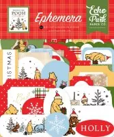 Winnie The Pooh Christmas - Ephemera - Die Cut Embellishment - Echo Park Paper Co