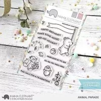 Animal Parade Mama Elephant Stamp & Die Bundle