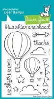 Blue Skies - Bundle Stamps + Dies - Lawn Fawn - 2nd grade goods