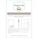Photo Sleeves - 3"x4" - Project Life - We R Memory Keepers