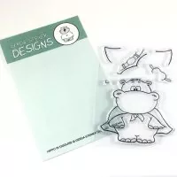 Hippo In Disguise - Clear Stamps - Gerda Steiner Designs