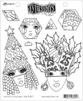 Hats Off To Christmas - Rubber Stamps - Dylusions