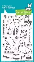 Critters in the Arctic - Bundle Stamps + Dies - Lawn Fawn