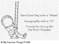 Start Each Day with a Whee - Clear Stamps