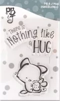 PB & J Hug Clear Stamps Impronte D'Autore