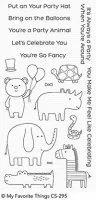 Safari Party - Clear Stamps - MFT
