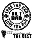 Dad Seal - Clearstamp