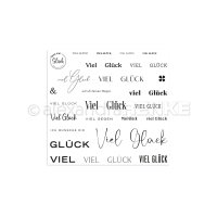 Viel Glück Alexandra RENKE Clear Stamps